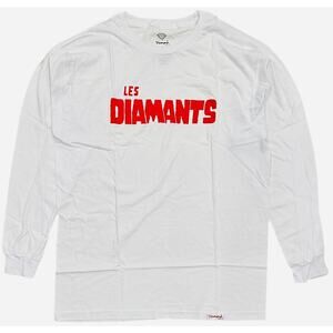 Diamond Supply Co. Men's T-Shirt Les Diamants Long Sleeve Crewneck Tee